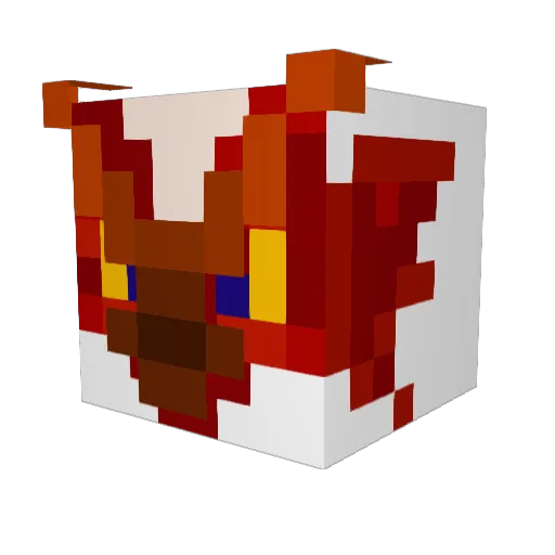 billboteabaggins Minecraft avatar head, 3D render