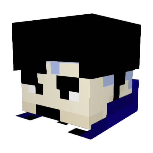 billchiu971224 Minecraft avatar head, 3D render