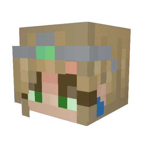 billen1970 Minecraft avatar head, 3D render