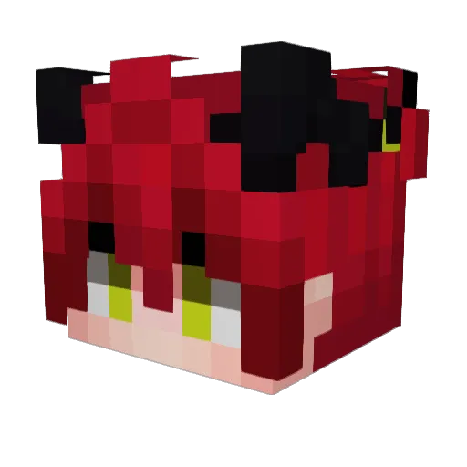 billete2014 Minecraft avatar head, 3D render