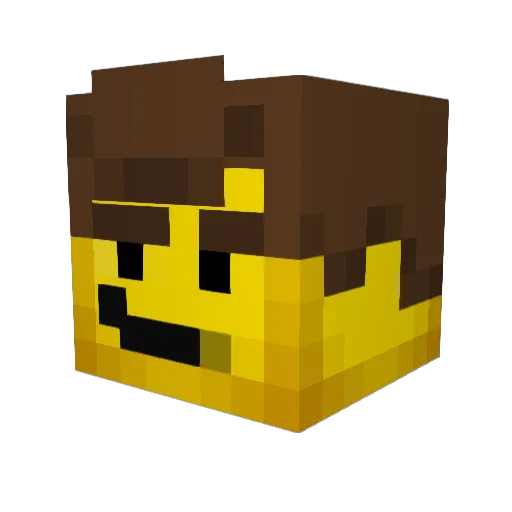 billiam598 Minecraft avatar head, 3D render