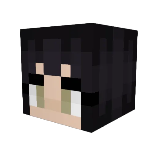 billiebeew Minecraft avatar head, 3D render