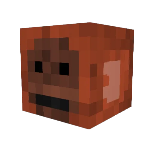 billsterino Minecraft avatar head, 3D render