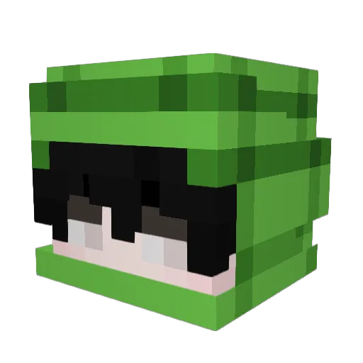 billsunstable Minecraft avatar head, 3D render