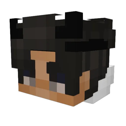 billy1702 Minecraft avatar head, 3D render