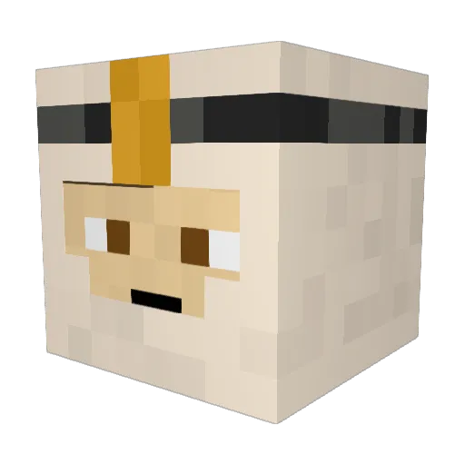 billy1bob1joe Minecraft avatar head, 3D render