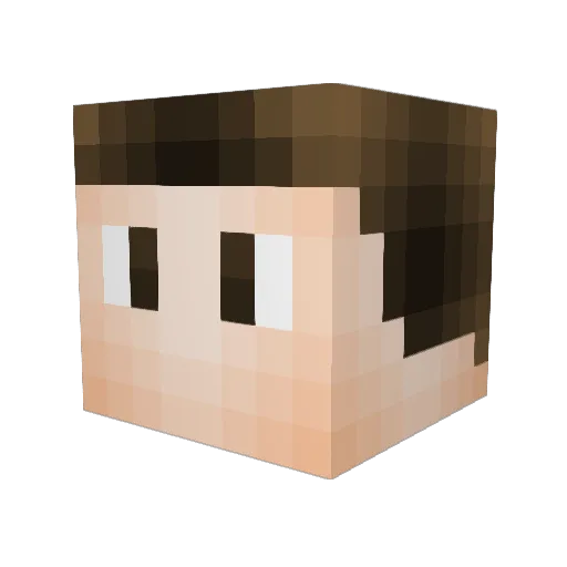 billy_773 Minecraft avatar head, 3D render