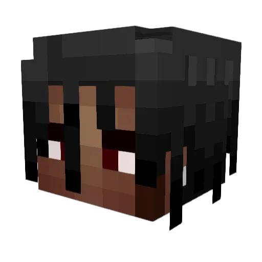 billy_flowerss Minecraft avatar head, 3D render