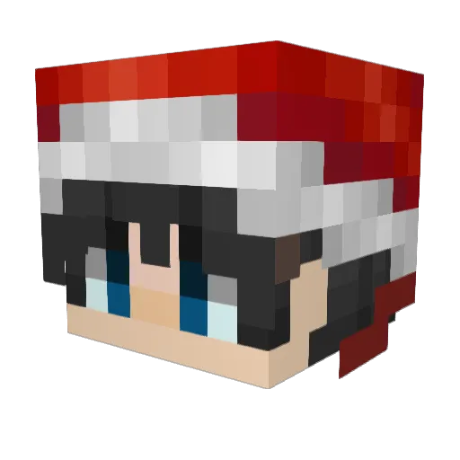 billy_t_ Minecraft avatar head, 3D render