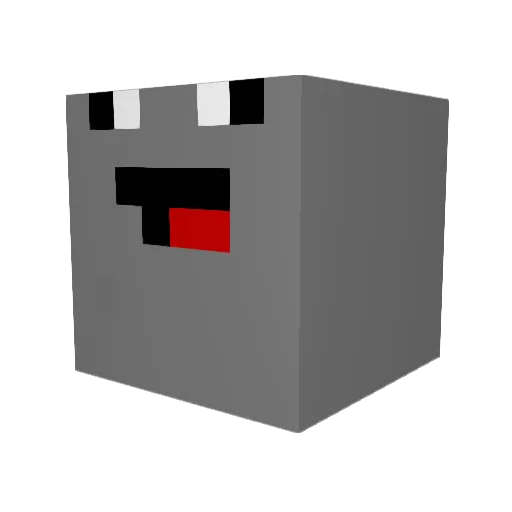 billybobjoe756 Minecraft avatar head, 3D render
