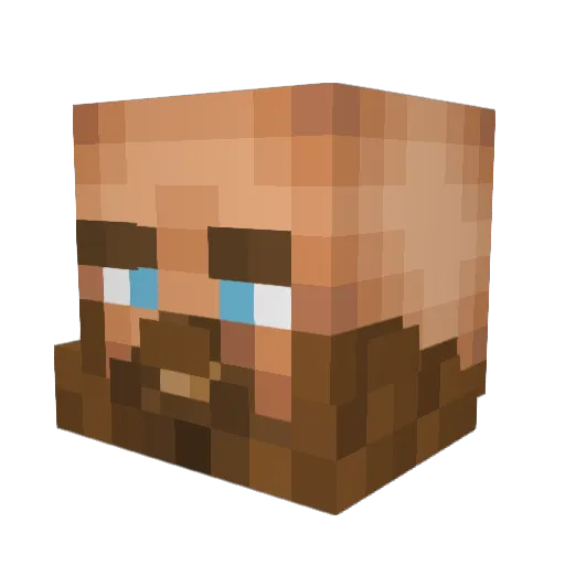 billybobjoei Minecraft avatar head, 3D render