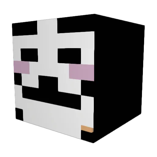 billybobjr14 Minecraft avatar head, 3D render