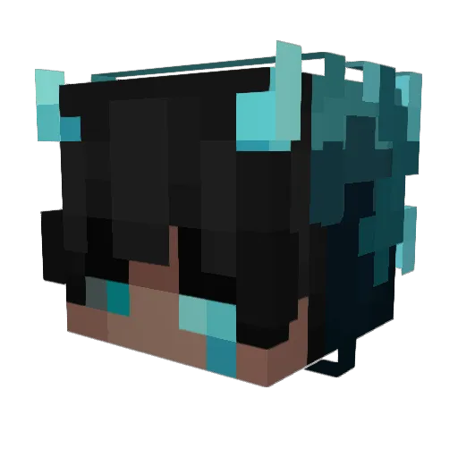 billybounce1639 Minecraft avatar head, 3D render