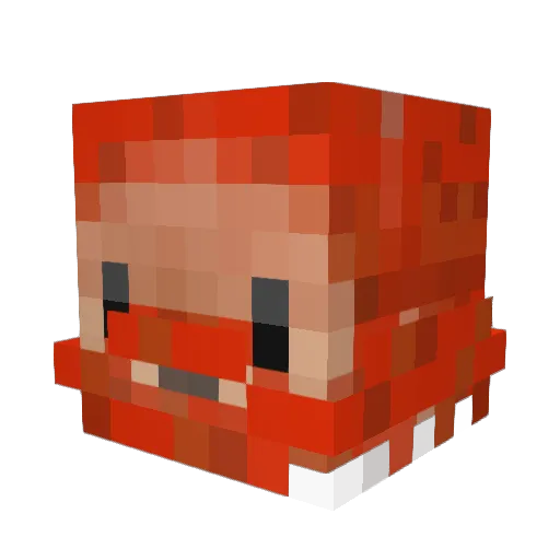billygotcheese Minecraft avatar head, 3D render