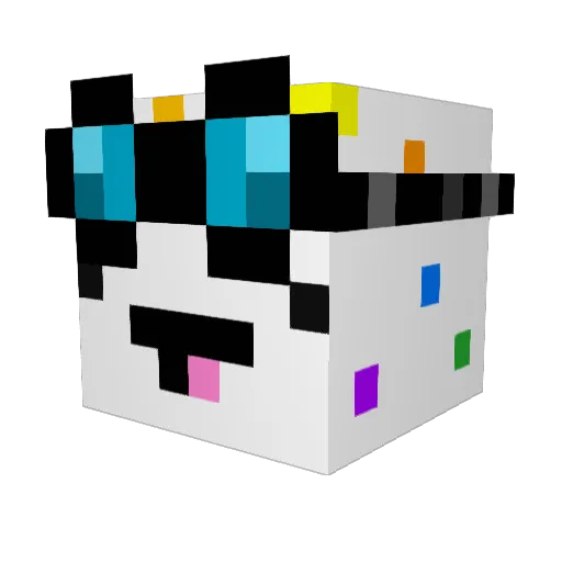 billyharvie Minecraft avatar head, 3D render