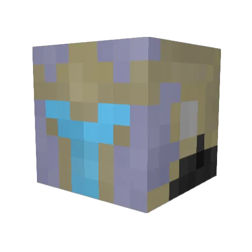 billymarks Minecraft avatar head, 3D render