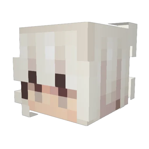 billytx3 Minecraft avatar head, 3D render