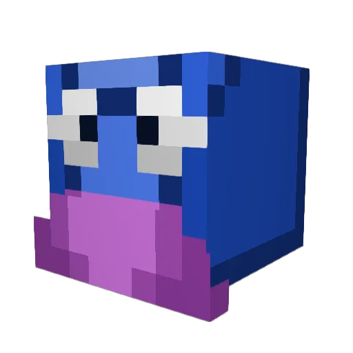 billywillakers Minecraft avatar head, 3D render