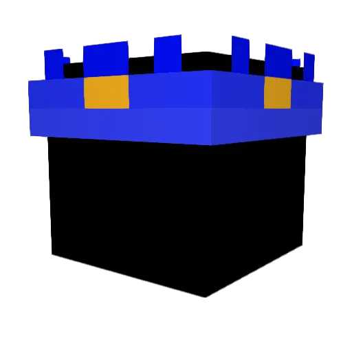 bilou13I27 Minecraft avatar head, 3D render