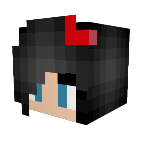 bilybunny Minecraft avatar head, 3D render