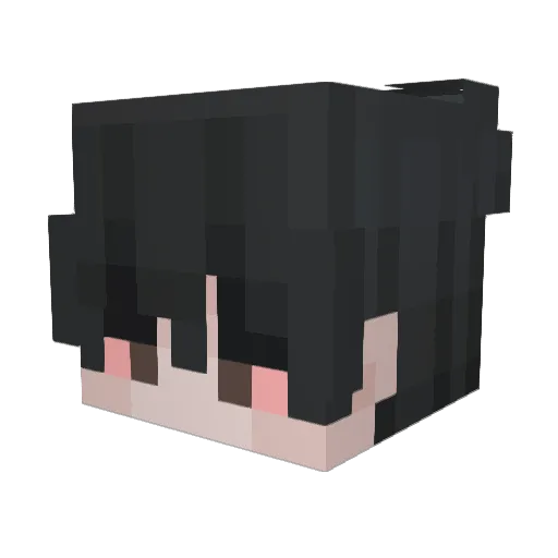 bilyeg Minecraft avatar head, 3D render