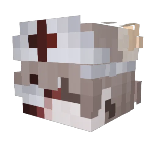 bimenhmu Minecraft avatar head, 3D render
