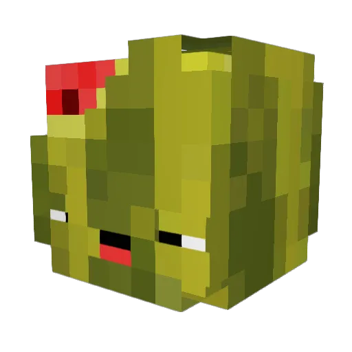 bimok228 Minecraft avatar head, 3D render