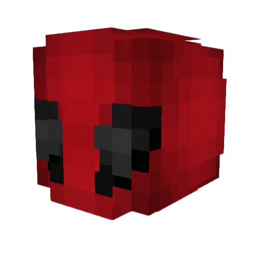 binaural26 Minecraft avatar head, 3D render