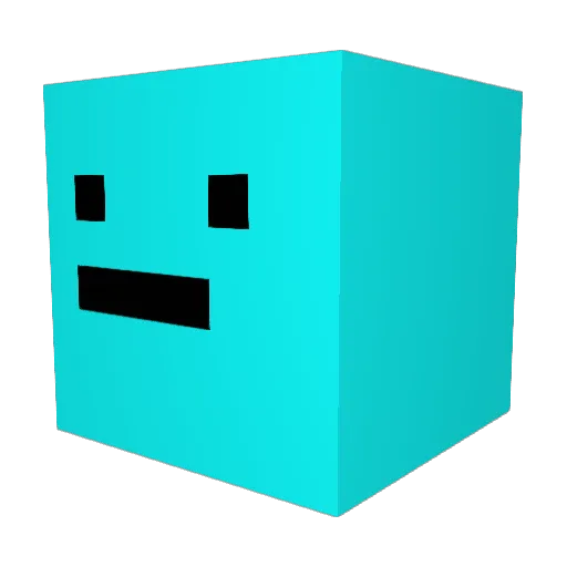 binbubs Minecraft avatar head, 3D render