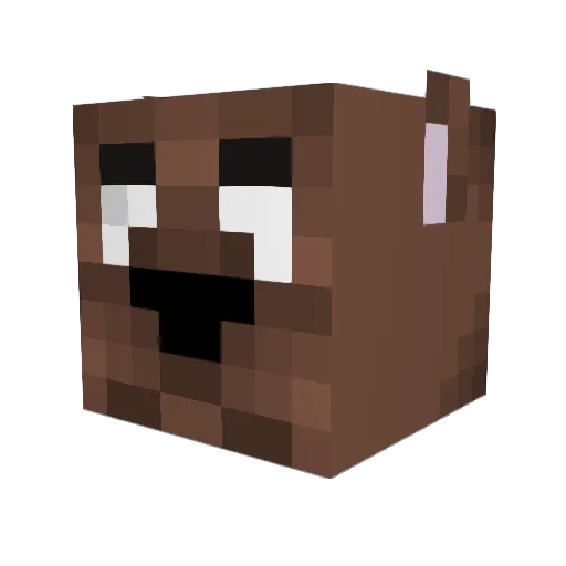 bingbong59 Minecraft avatar head, 3D render