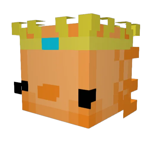 bingbongbingus1 Minecraft avatar head, 3D render