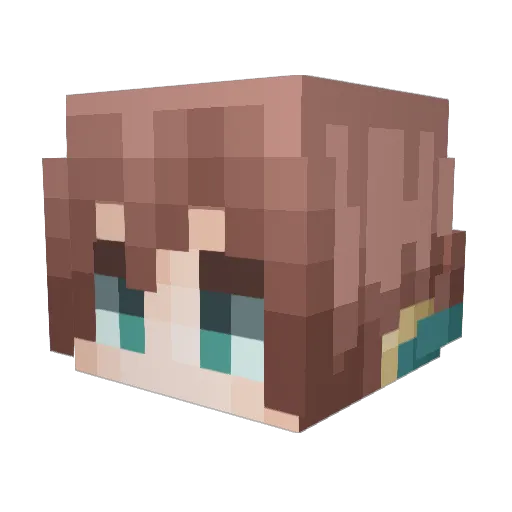 binguslover68 Minecraft avatar head, 3D render