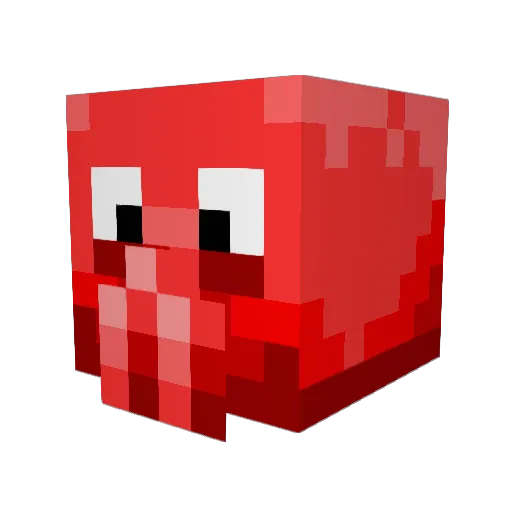 binkkkk Minecraft avatar head, 3D render