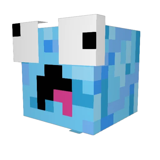 binkybw Minecraft avatar head, 3D render
