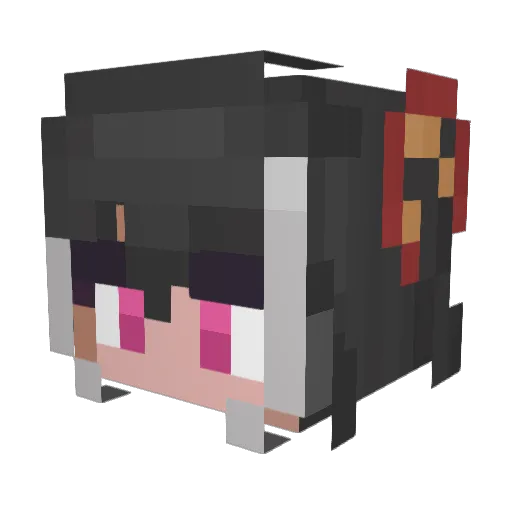 binowooboo123 Minecraft avatar head, 3D render