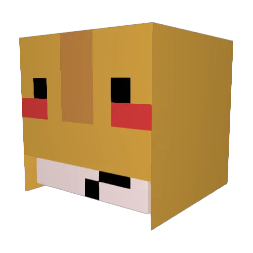 binsen909 Minecraft avatar head, 3D render