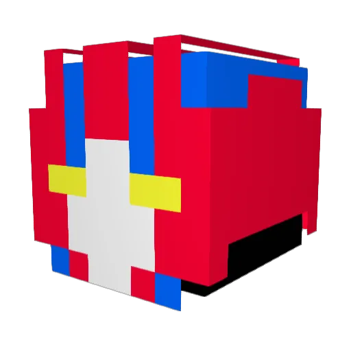 bintan_o Minecraft avatar head, 3D render