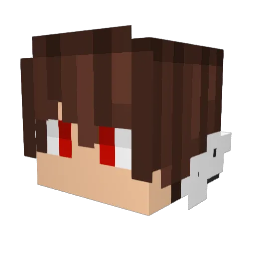 bintangsz Minecraft avatar head, 3D render