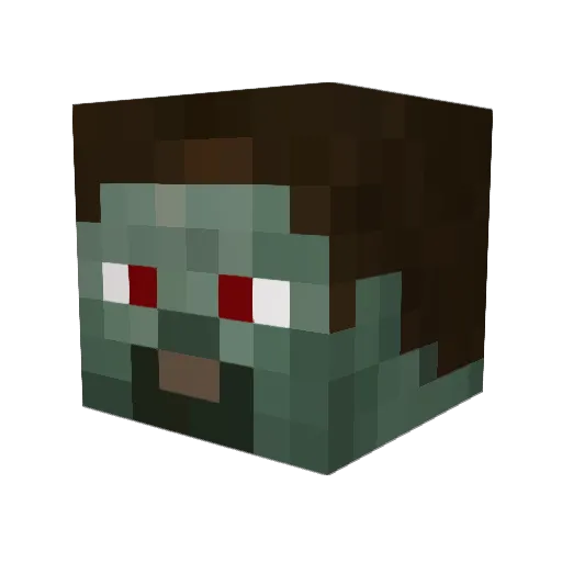 bintersplinter Minecraft avatar head, 3D render