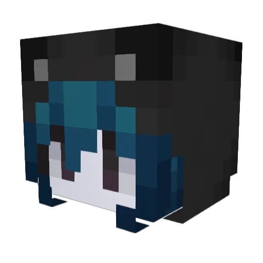 bipolar9384 Minecraft avatar head, 3D render