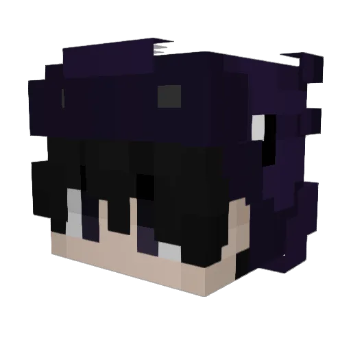 bippodippo Minecraft avatar head, 3D render