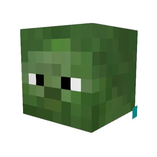 bird2610 Minecraft avatar head, 3D render
