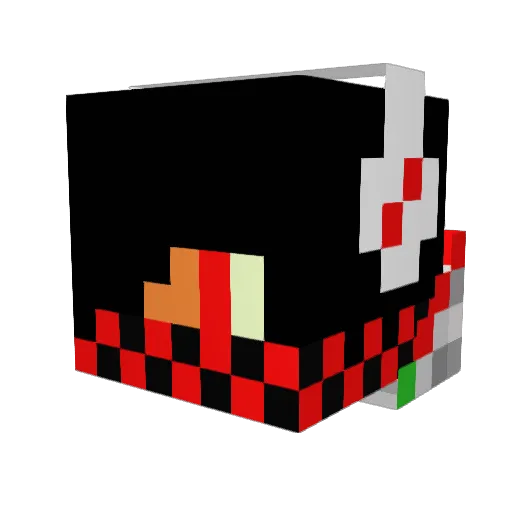 bird_12348 Minecraft avatar head, 3D render