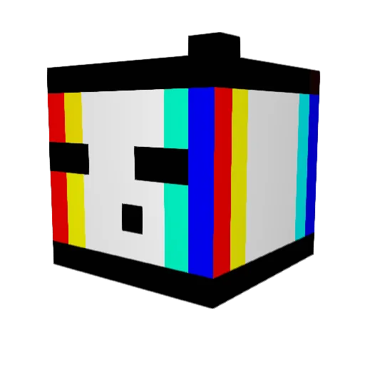 bird_fall Minecraft avatar head, 3D render