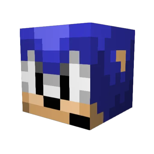 birday1465 Minecraft avatar head, 3D render