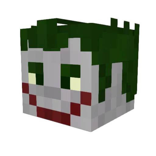 birdbut Minecraft avatar head, 3D render