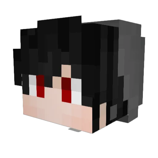 birdigo Minecraft avatar head, 3D render