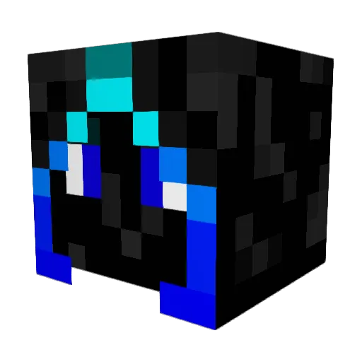 birk01 Minecraft avatar head, 3D render