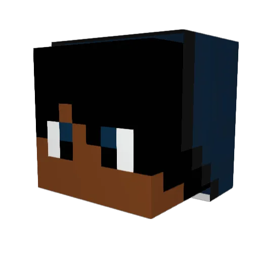 birkemose2003 Minecraft avatar head, 3D render