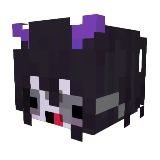 birrbo Minecraft avatar head, 3D render